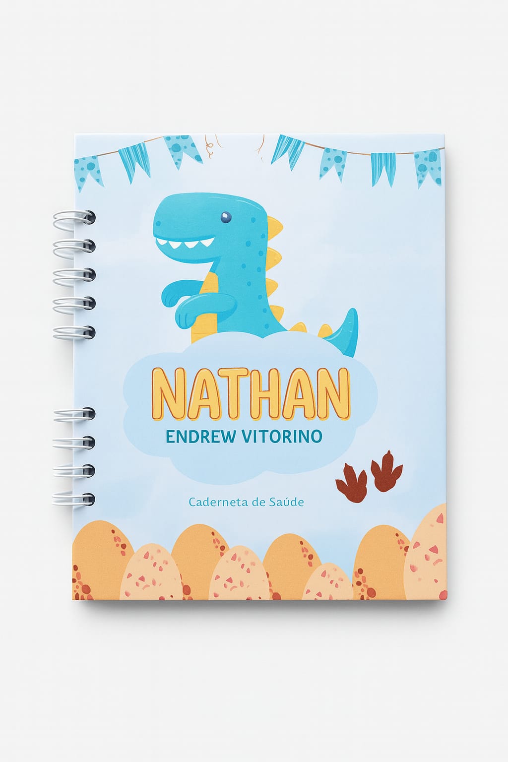 Caderneta Infantil — Dinossauro