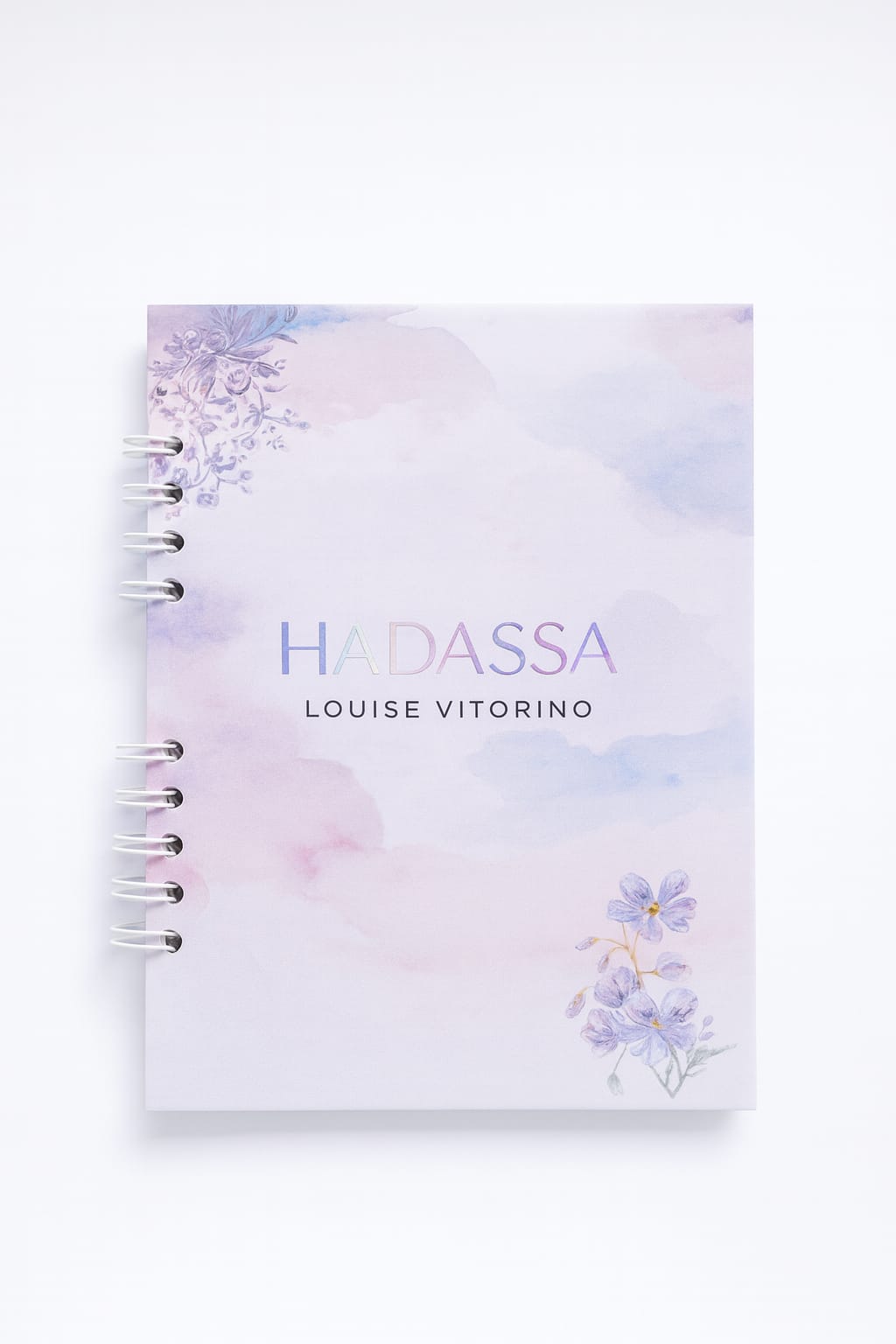 Caderno Floral Pastel (personalizável)